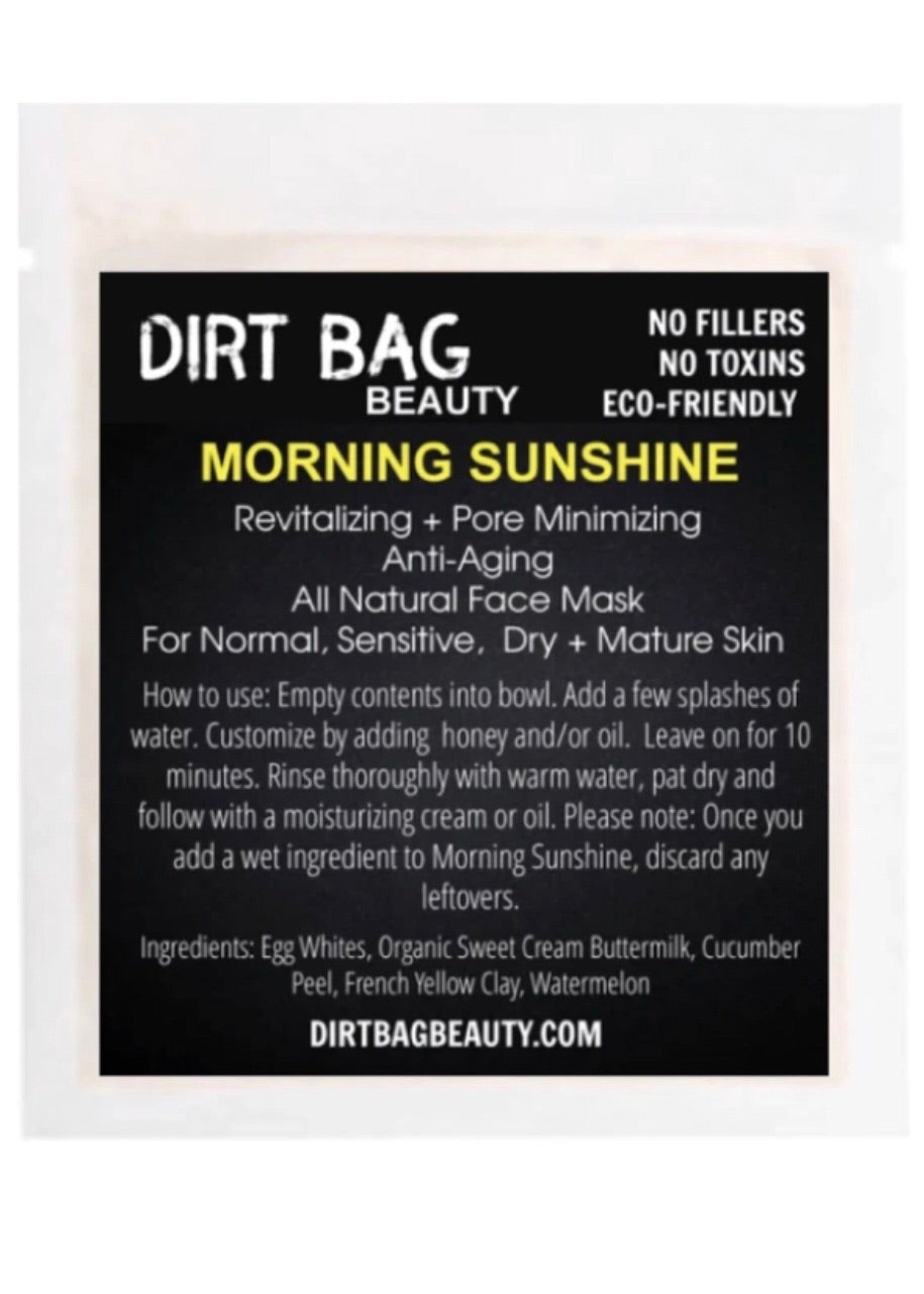 Morning Sunshine Face Mask Single Use