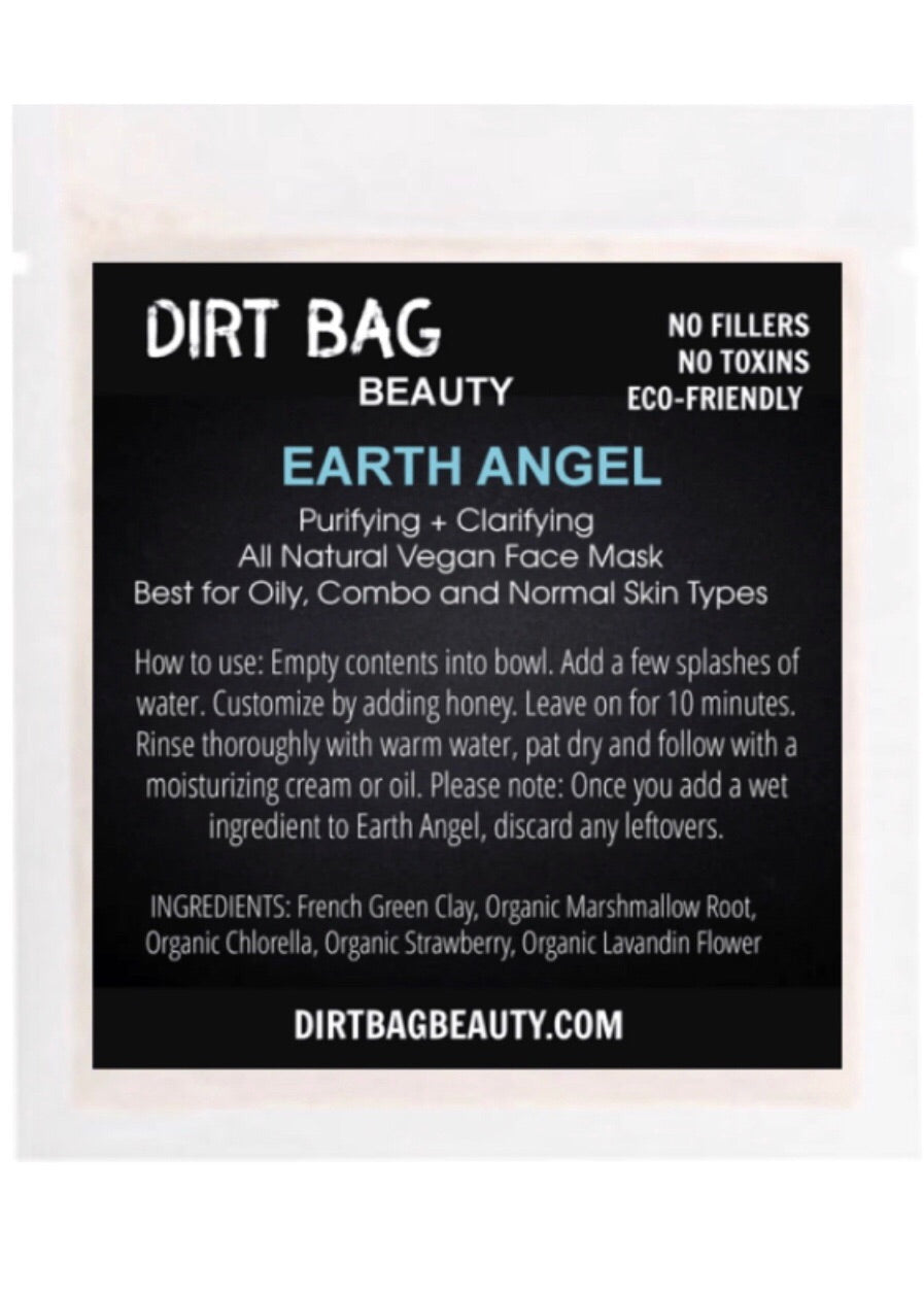 Earth Angel Vegan Face Mask Single Use