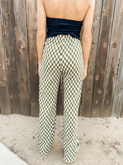 Checked Out Pants