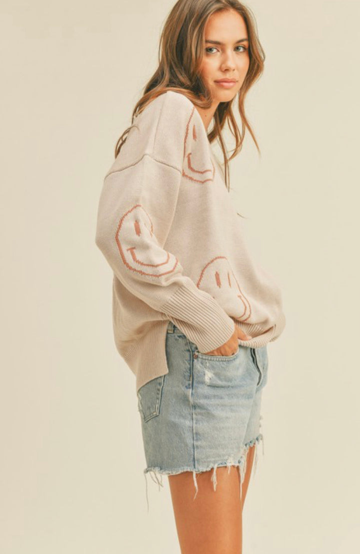 All Smiles Sweater (taupe)