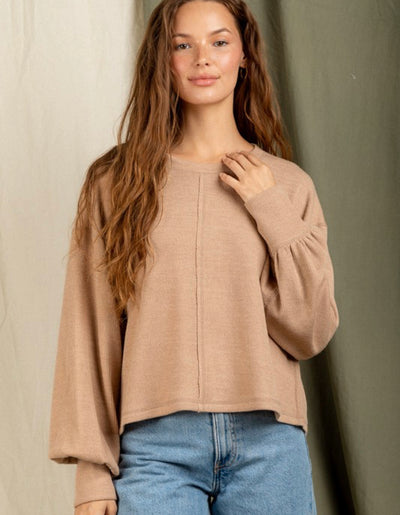 In Good Company Top (taupe)